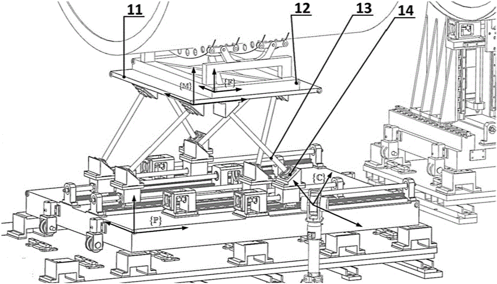 Automatic butt assembling method for large part as well as system