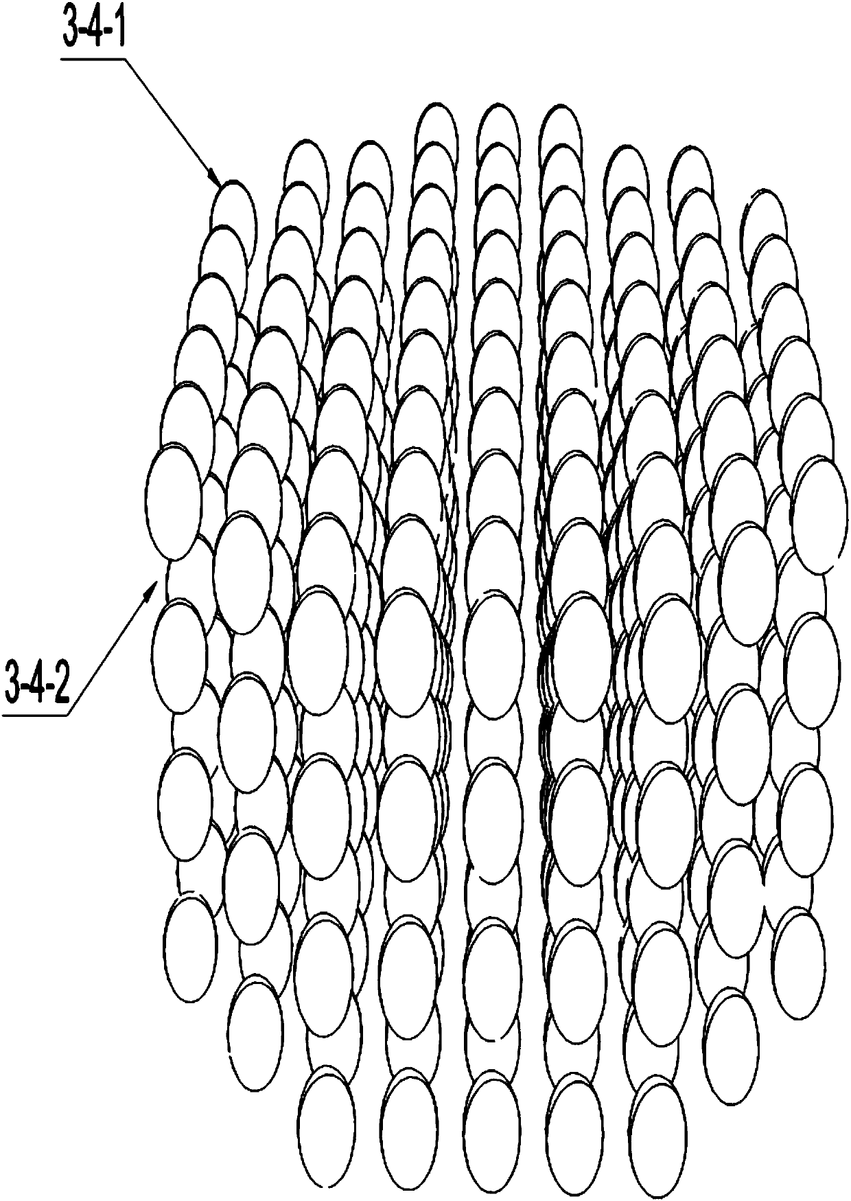 A device for treating oil in sewage by cyclone method and its removal method