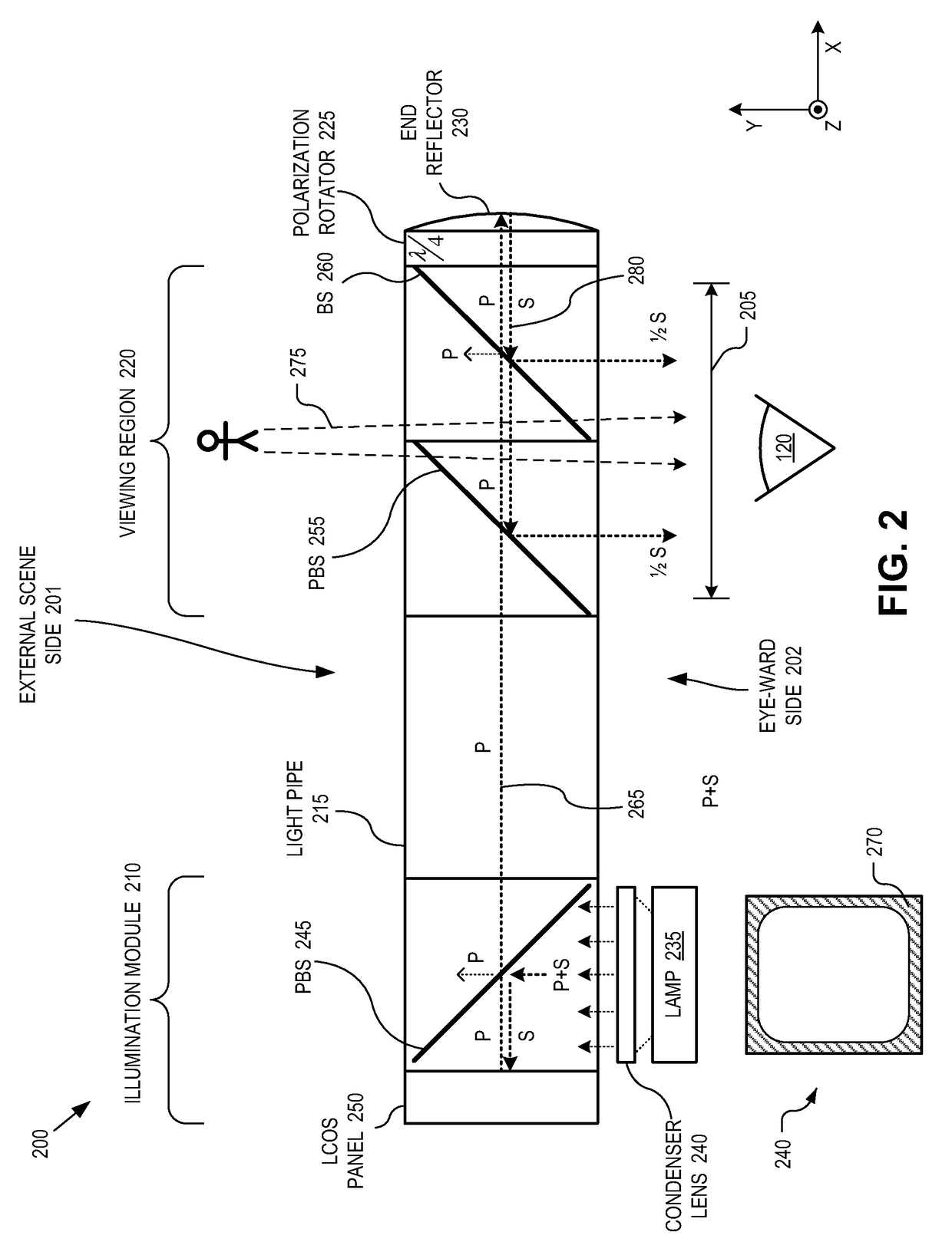 Eyepiece for near-to-eye display with multi-reflectors