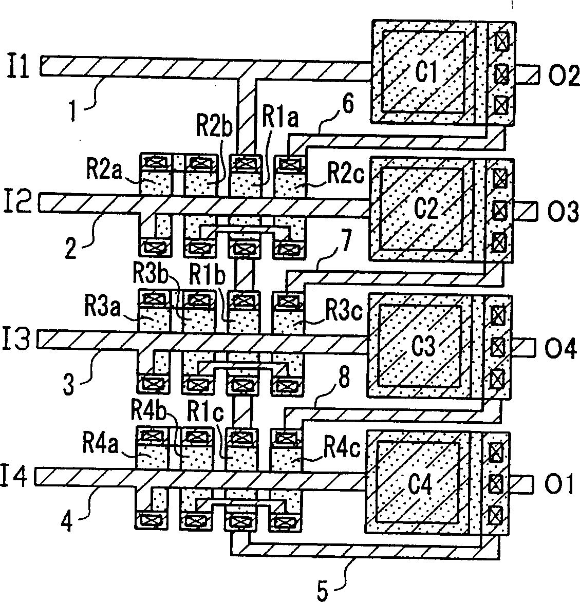 Passive multilevel wave filter