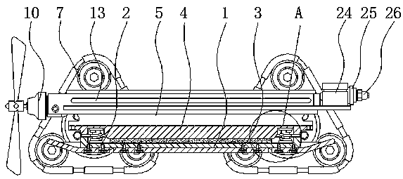 Soft-bodied robot with pneumatic structure for surveying ants and insects