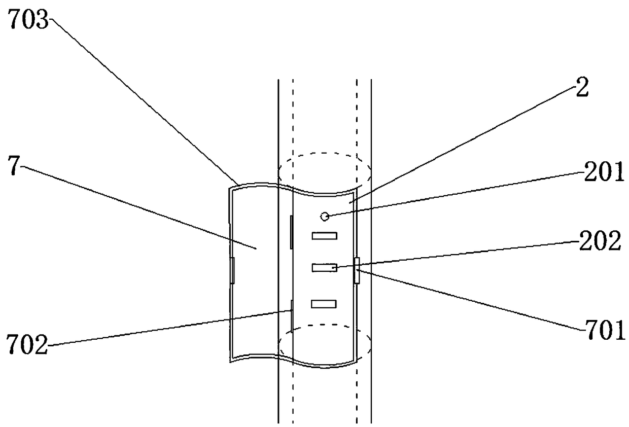 Mobile phone charging pile based on bus stop board and implementation method thereof