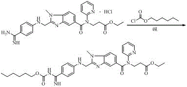 Industrial preparation method of dabigatran