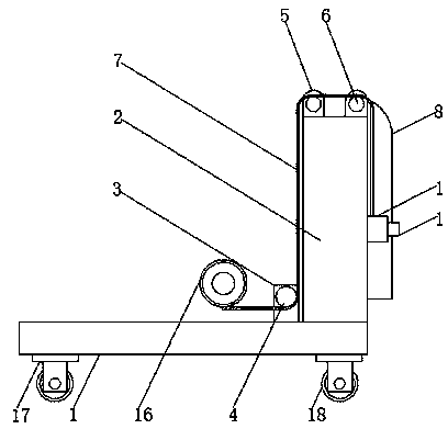 Support convenient to adjust for cables