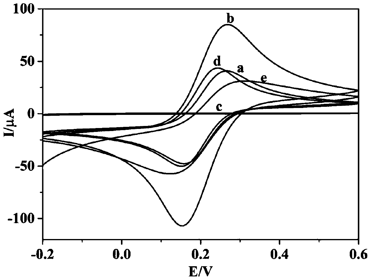 An electrochemical sensor for measuring 2,4,6-trichlorophenol and its preparation and application