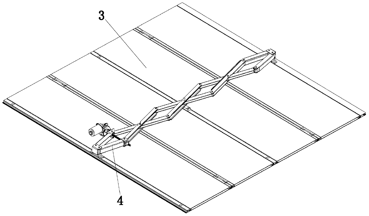 Folding cover plate of pickup truck container