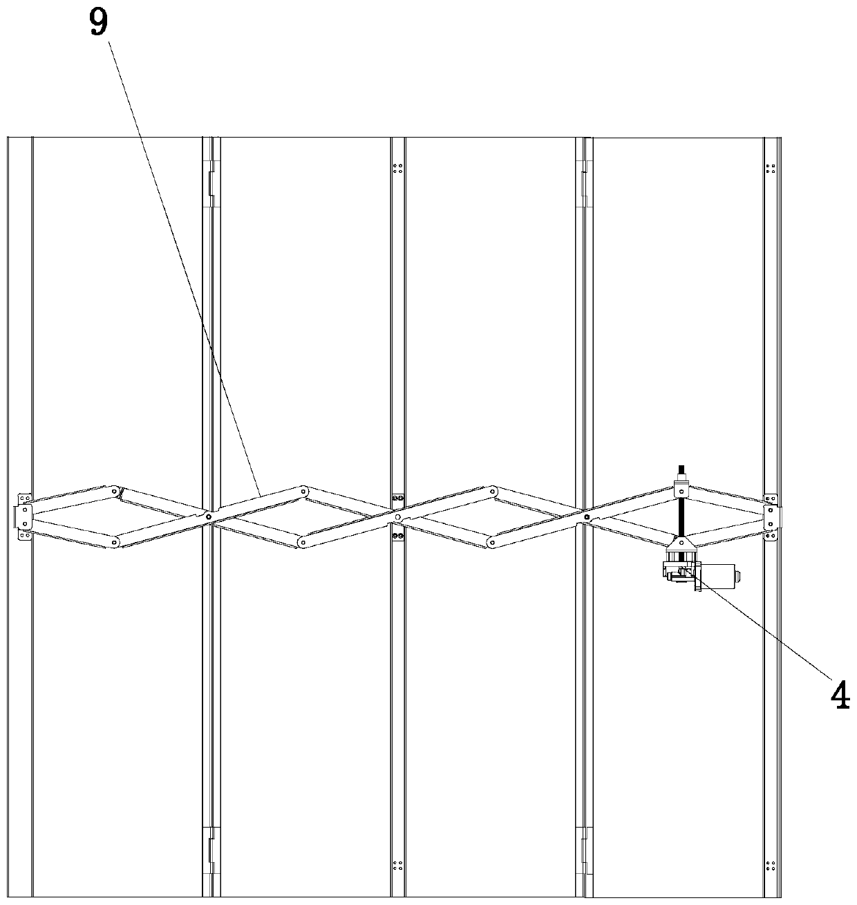 Folding cover plate of pickup truck container