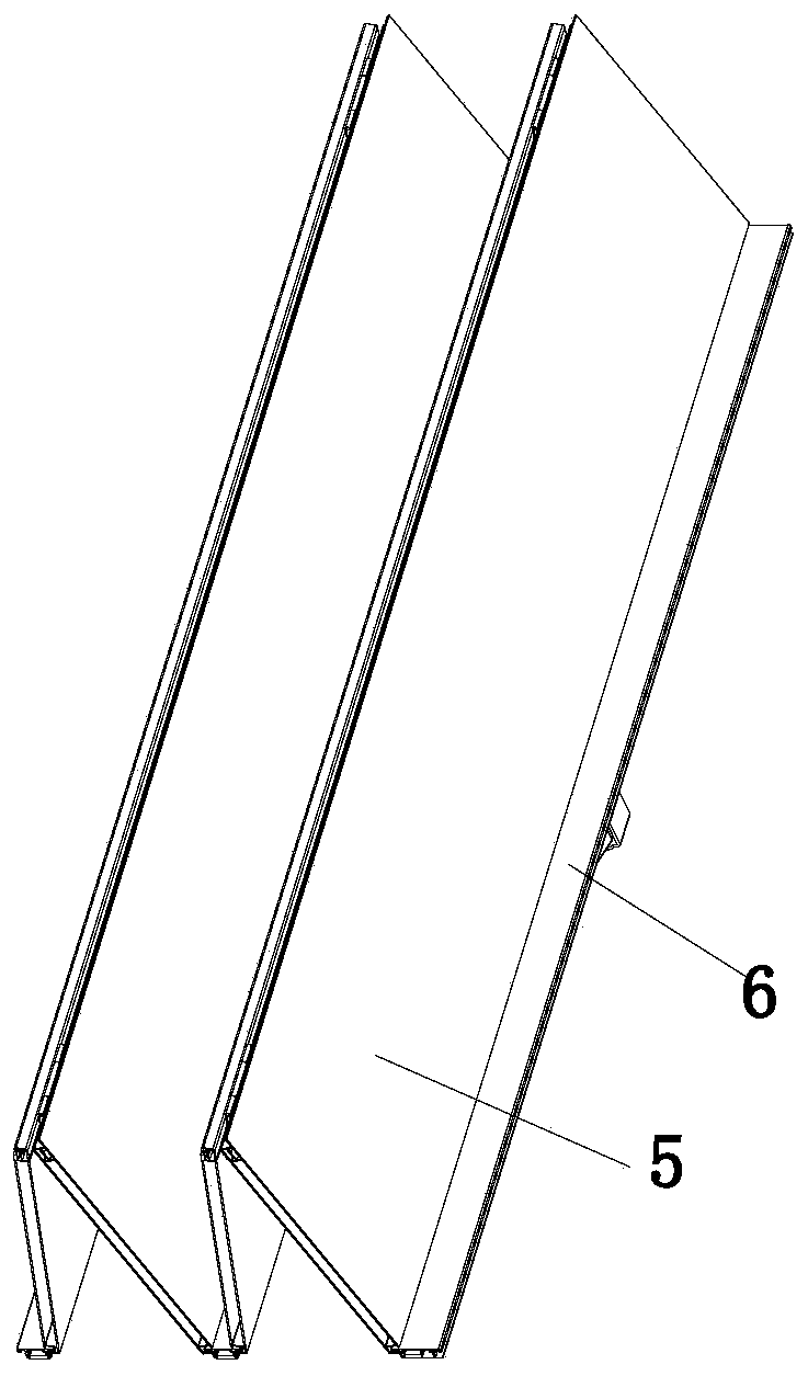 Folding cover plate of pickup truck container