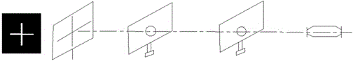 Array photosensitive resistor laser collimation deformation measuring method and apparatus