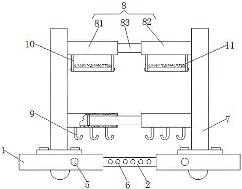 Metal product selling rack