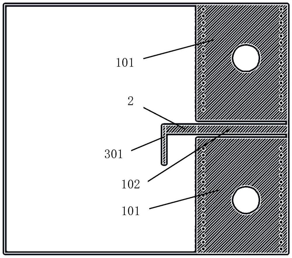 Terahertz end-fire array linear array antenna based on dipole antenna unit