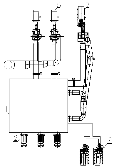 Desulfurizing absorption tower