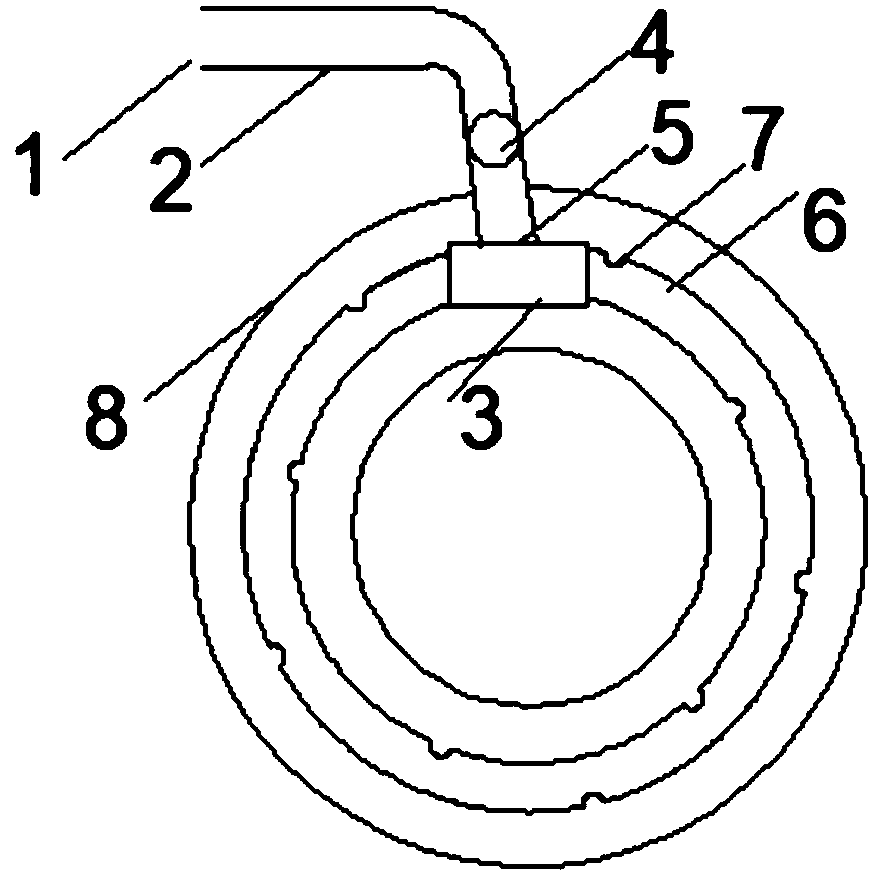 Seal ring with heating function and drum washing machine with seal ring