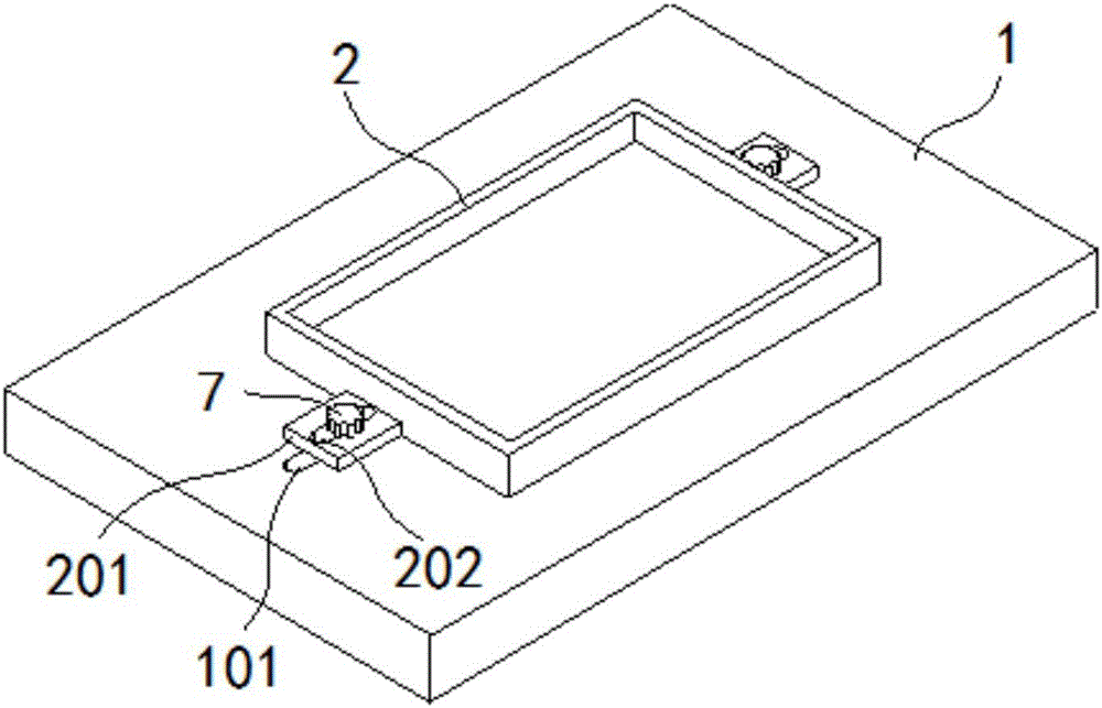 Plate clamping device for laser cutting equipment