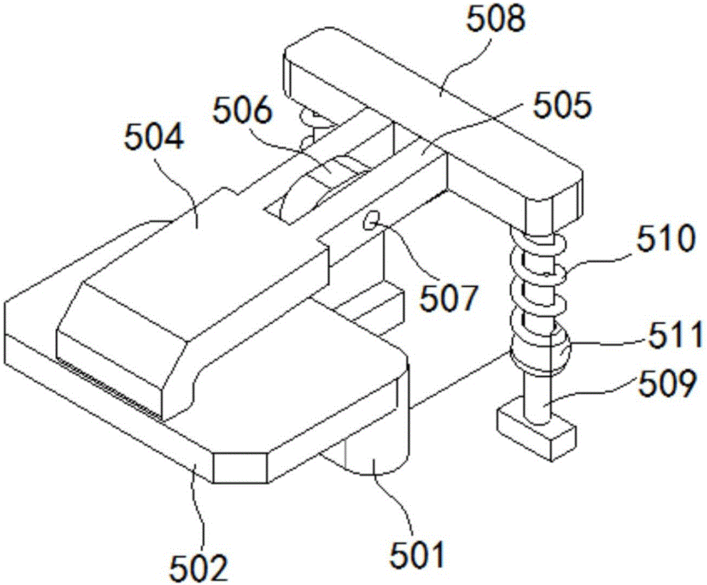 Plate clamping device for laser cutting equipment