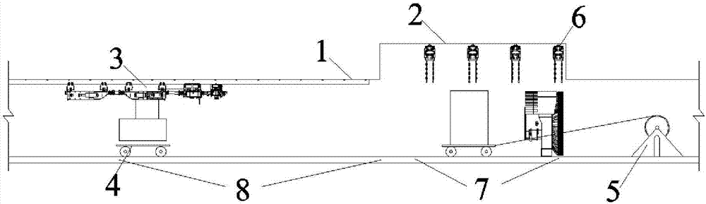 Underground mine TBM assembly construction method