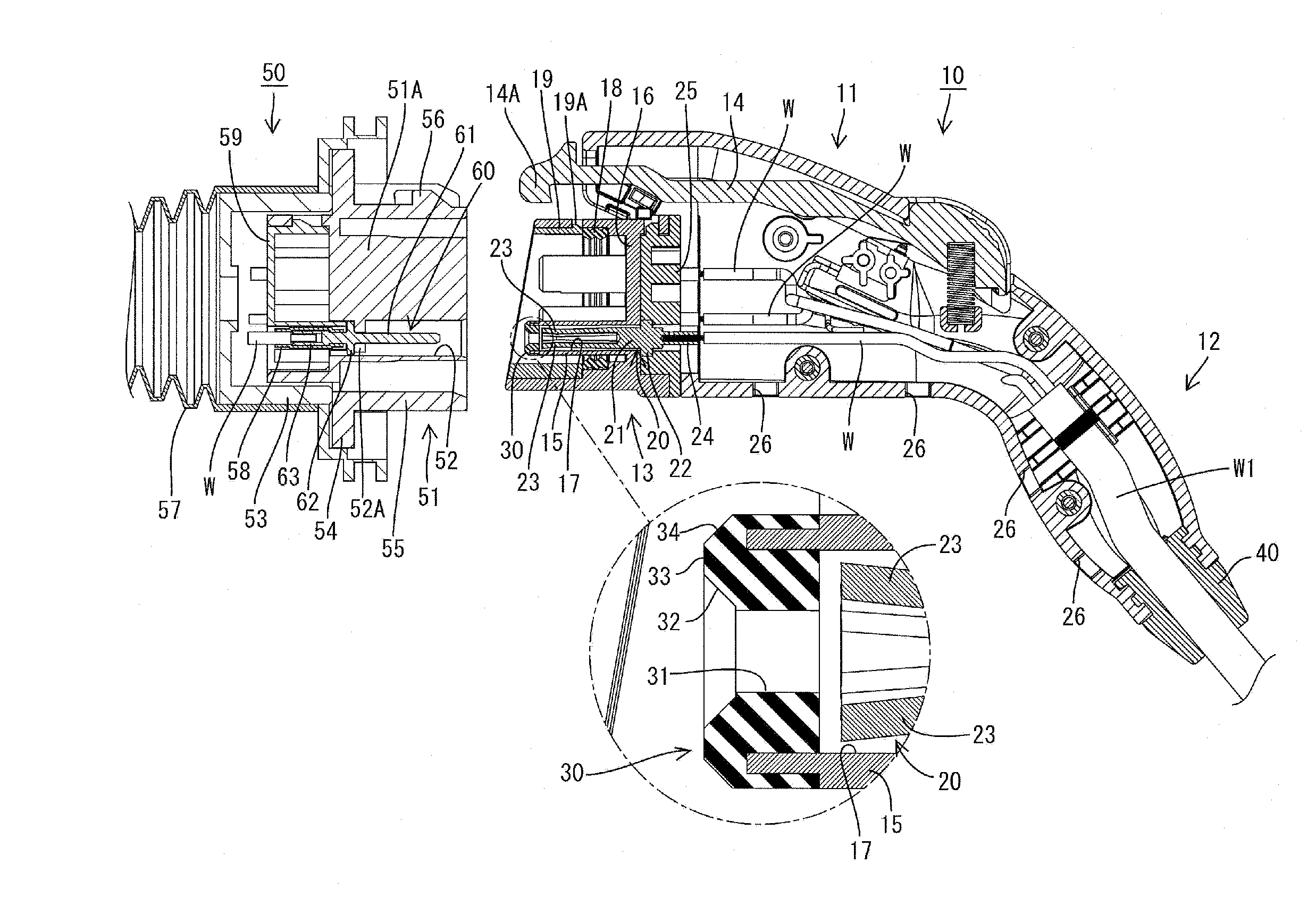 Charging connector