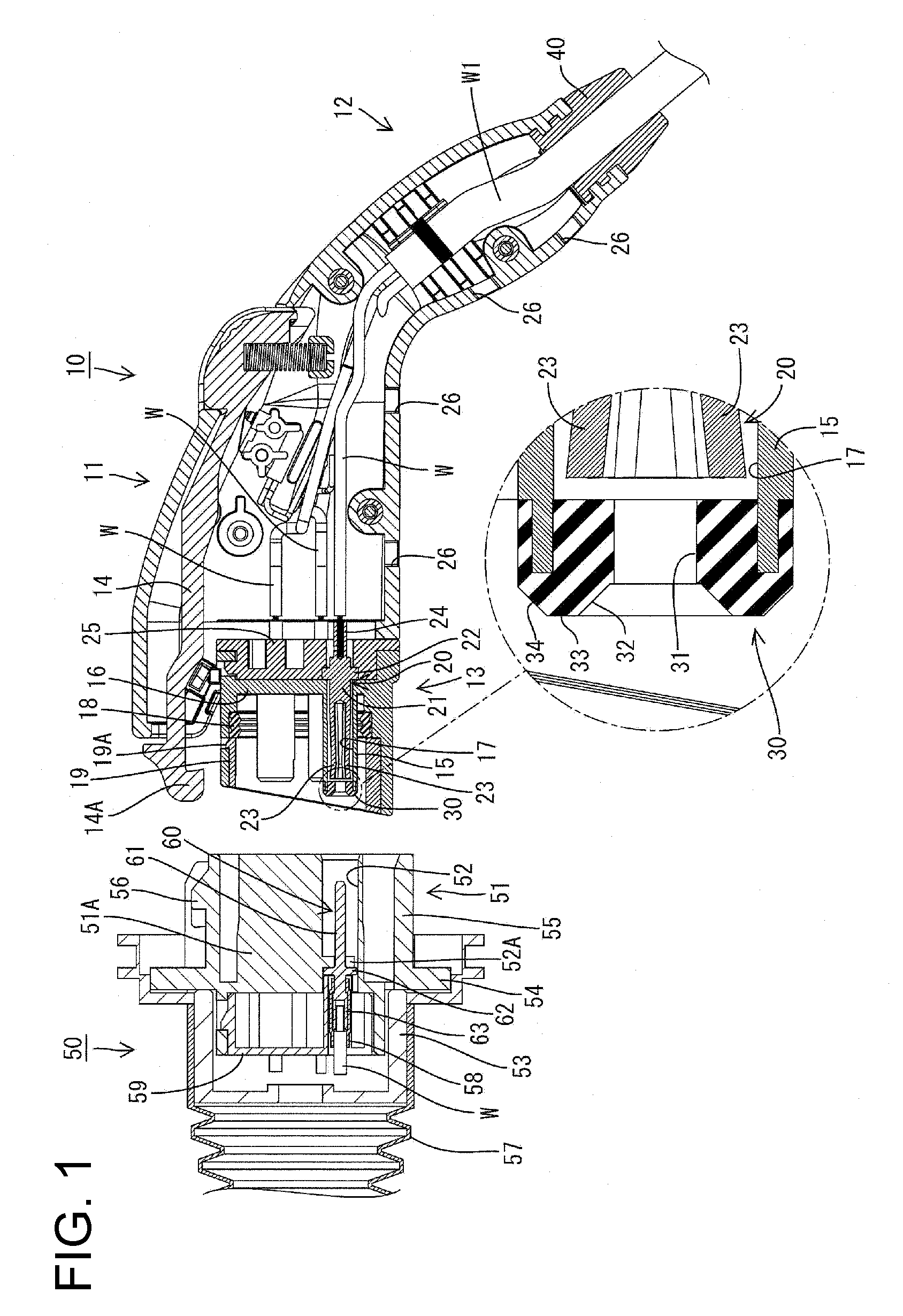 Charging connector