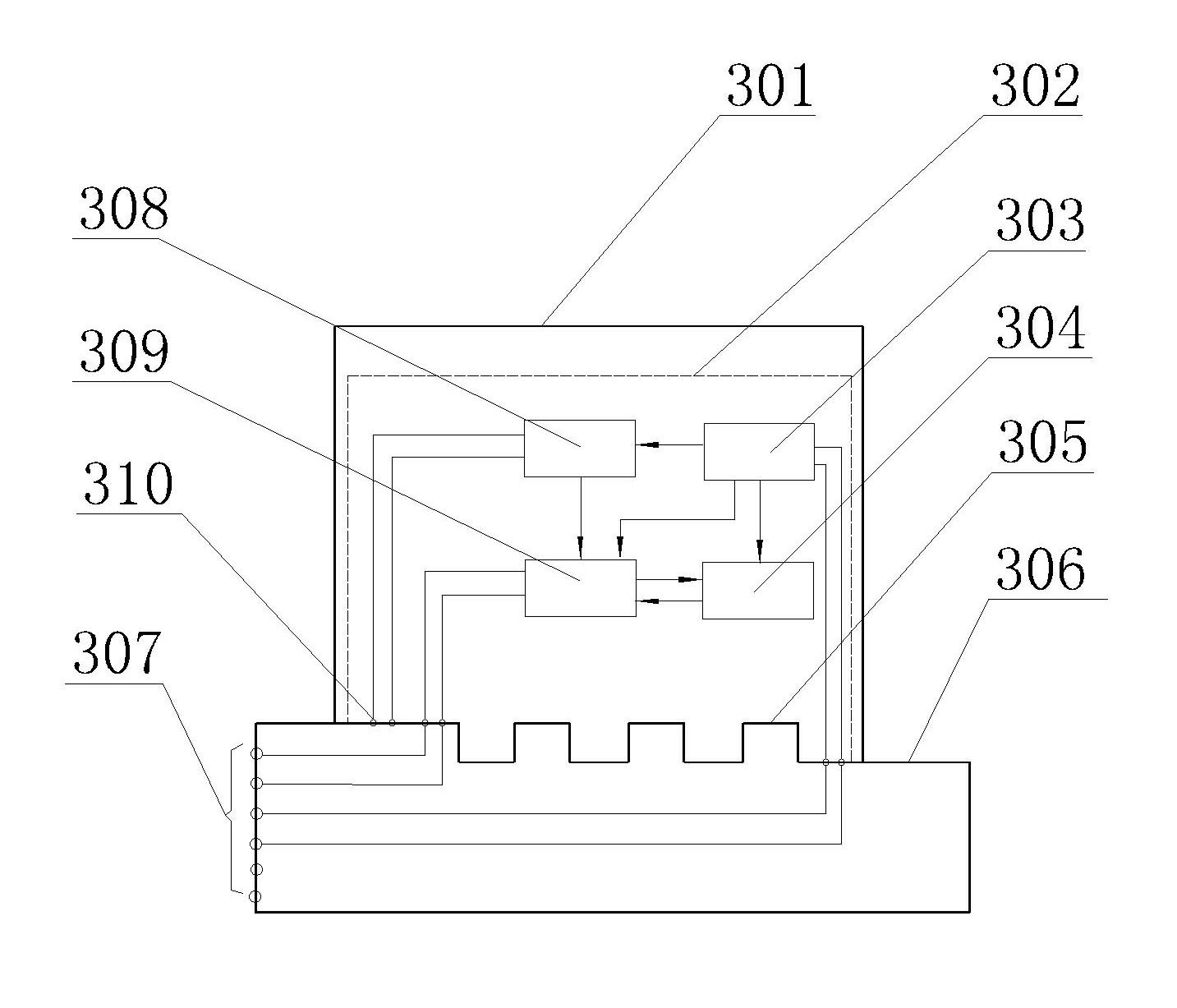 Turnout state monitoring method based on turnout indication module and encoding circuit