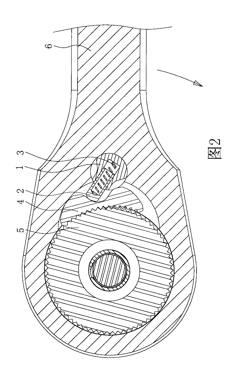 Thorn wrench for preventing tooth breakup