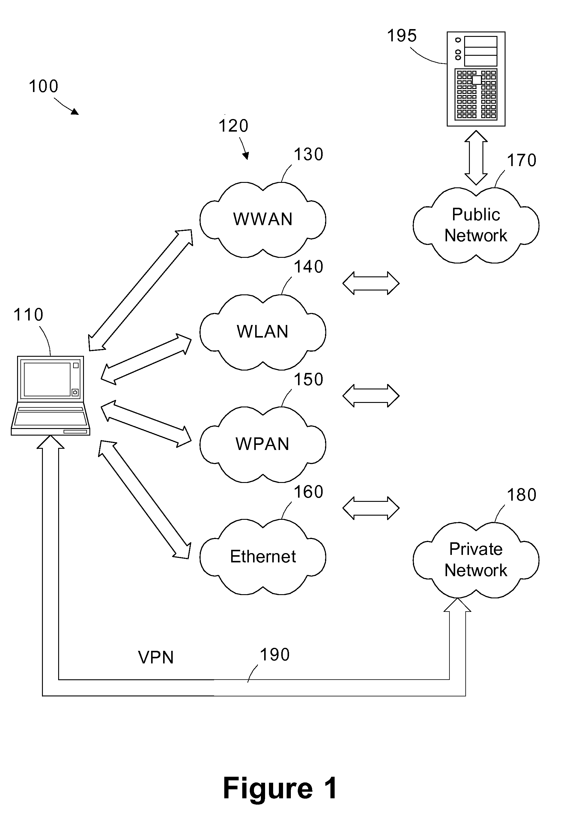 Connection manager responsive to power state