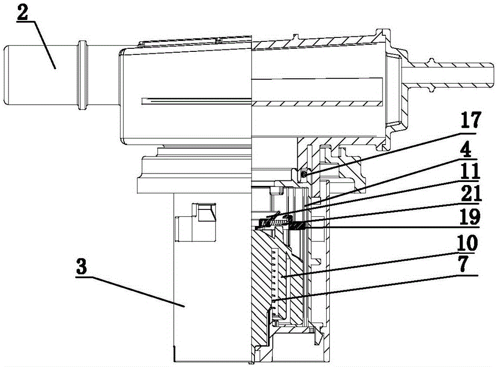 Oil filling limiting stop valve