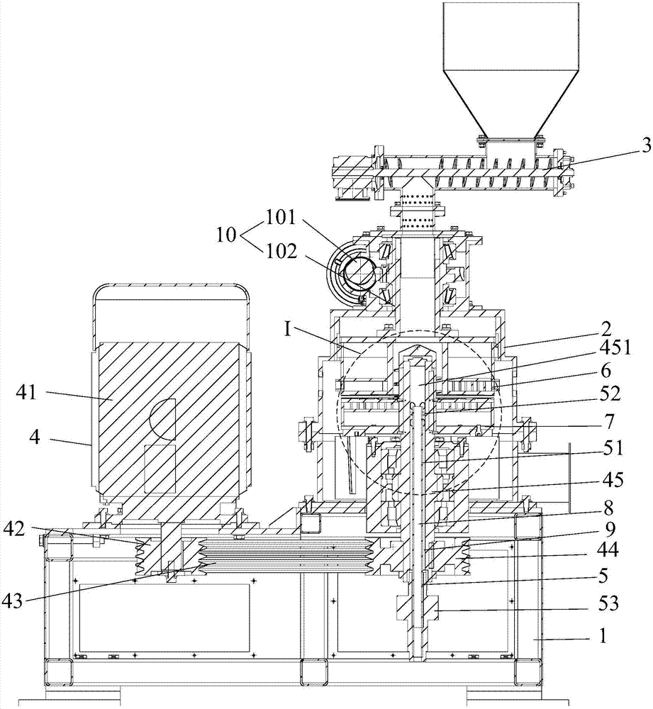 Vertical pulverizer