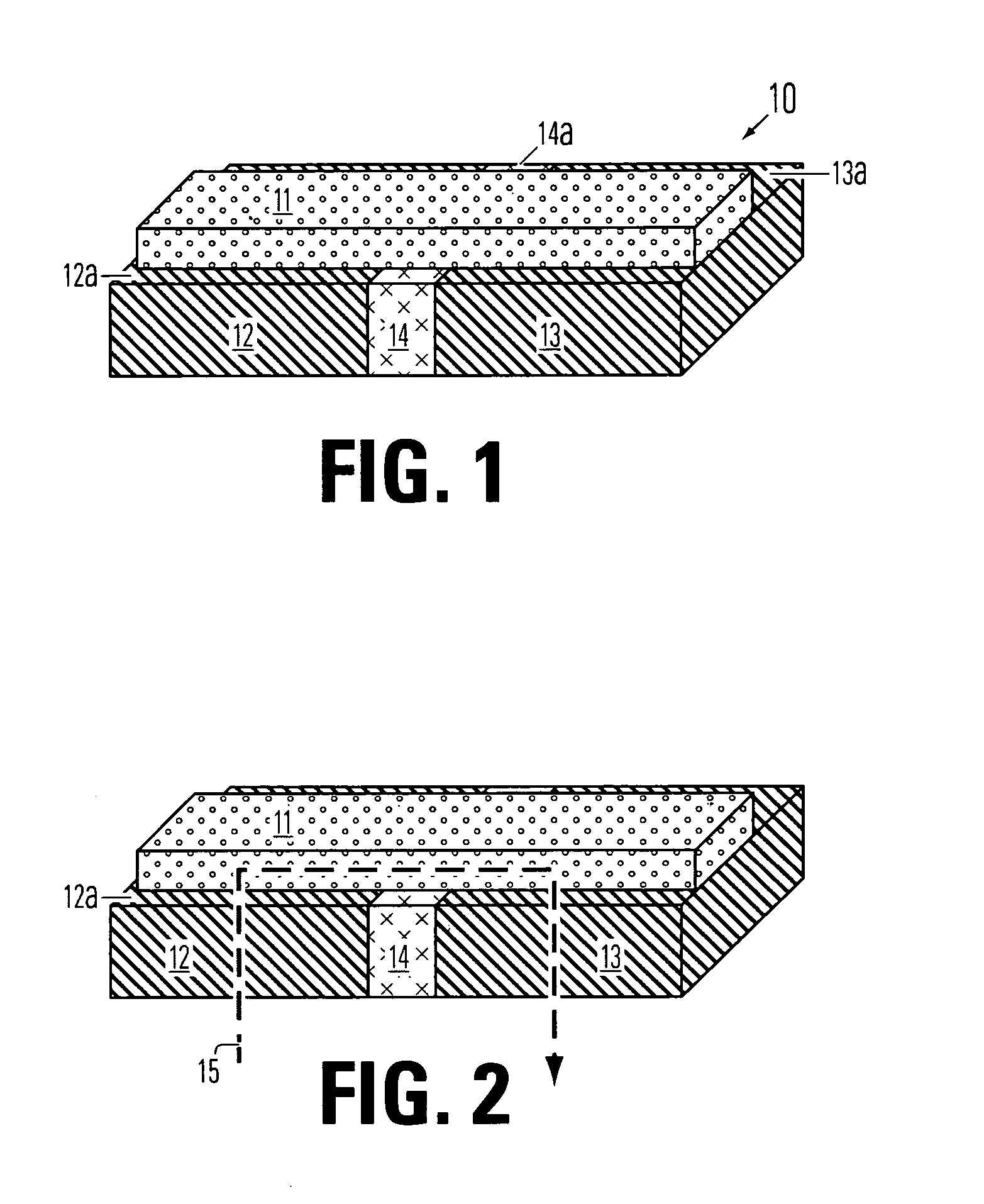 Thin film plate phase change ram circuit and manufacturing method