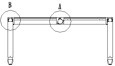 Foldable support for lifting table or chair