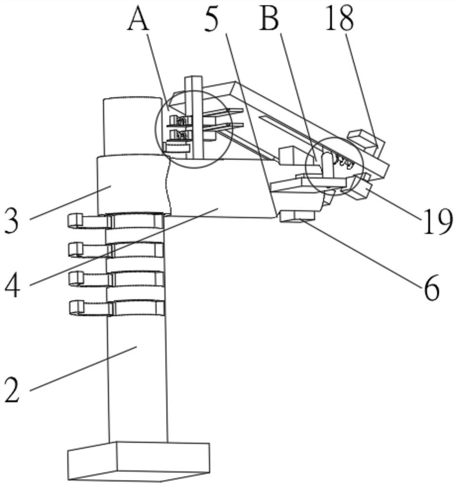 Forced loosening type book supporting frame for reading