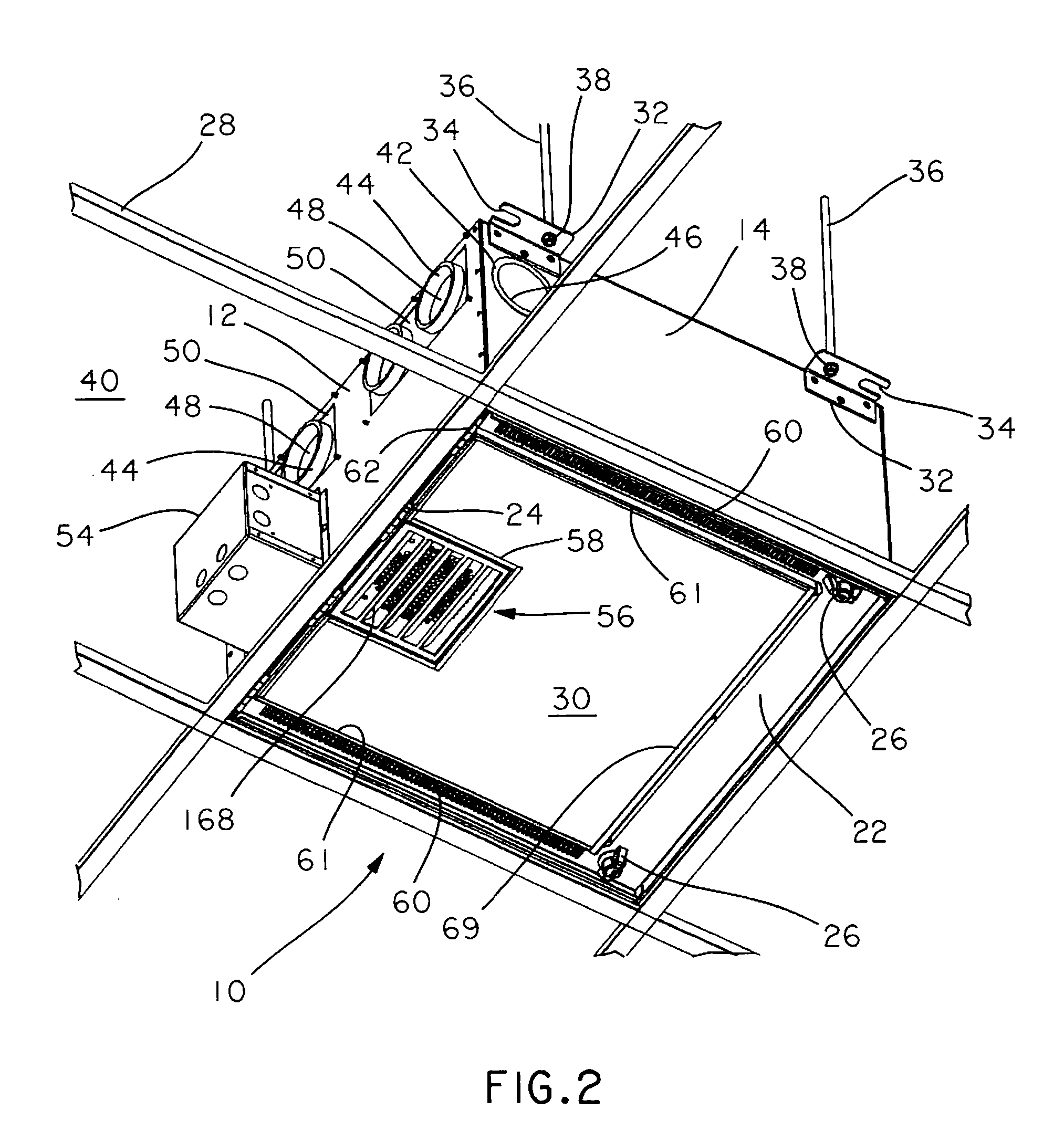 In-Ceiling Zone Cabling Enclosure