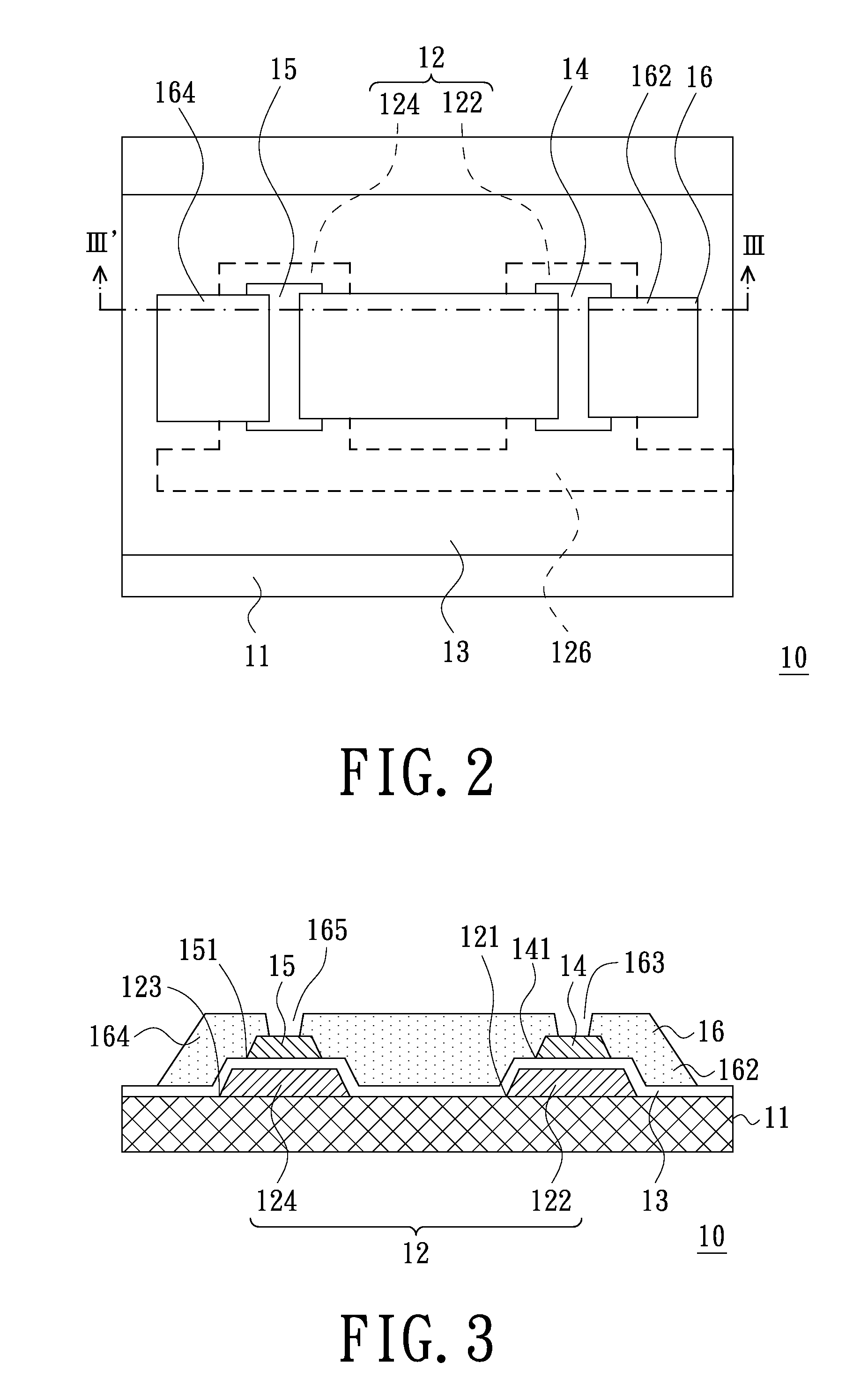 Thin film transistor structure and display device having same