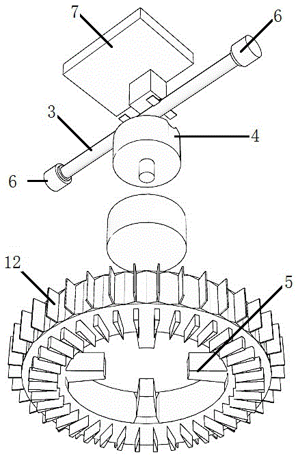 Spherical self-rotating type cleaning robot