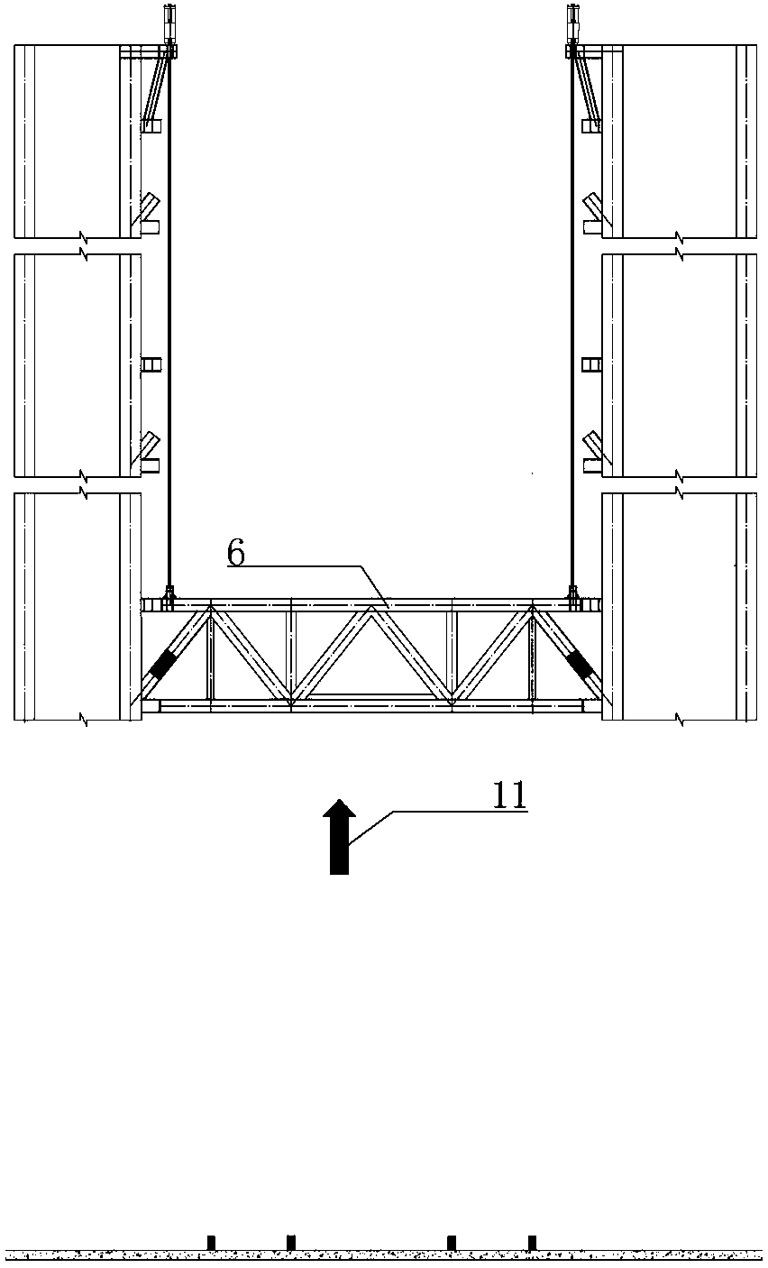 A lifting construction method for multiple steel corridors between towers