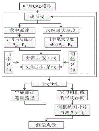 Scan path programming method obtained by leaf dense point cloud on basis of laser ranging