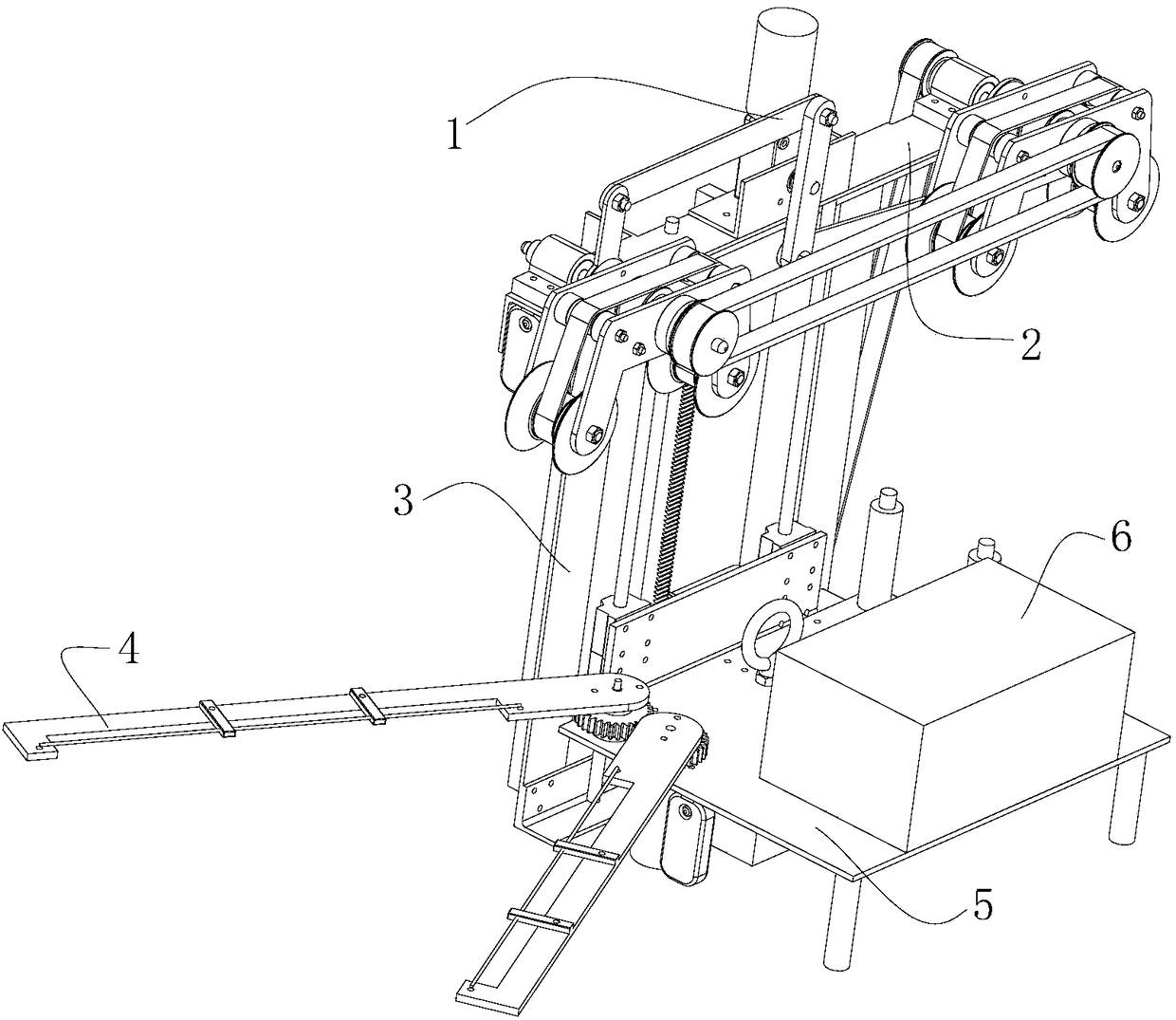 Overhead line inspecting and obstacle-clearing robot