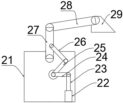 Pull rod paint spraying device for luggage production