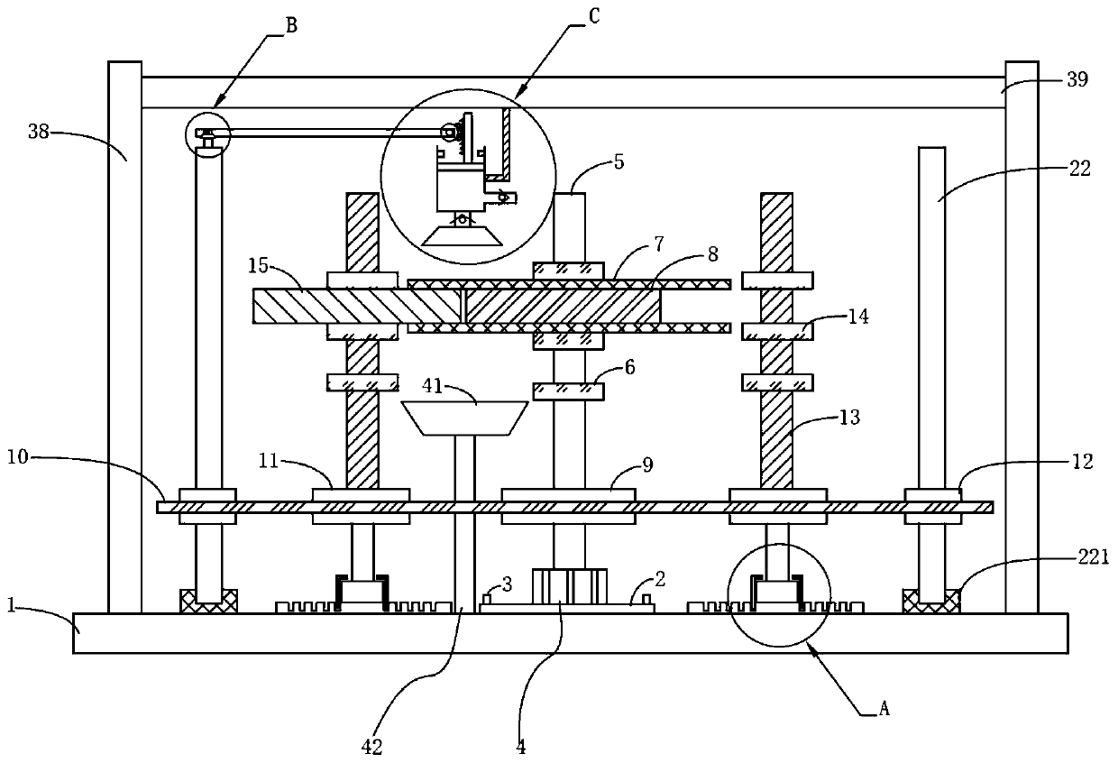 Running-in device of gear