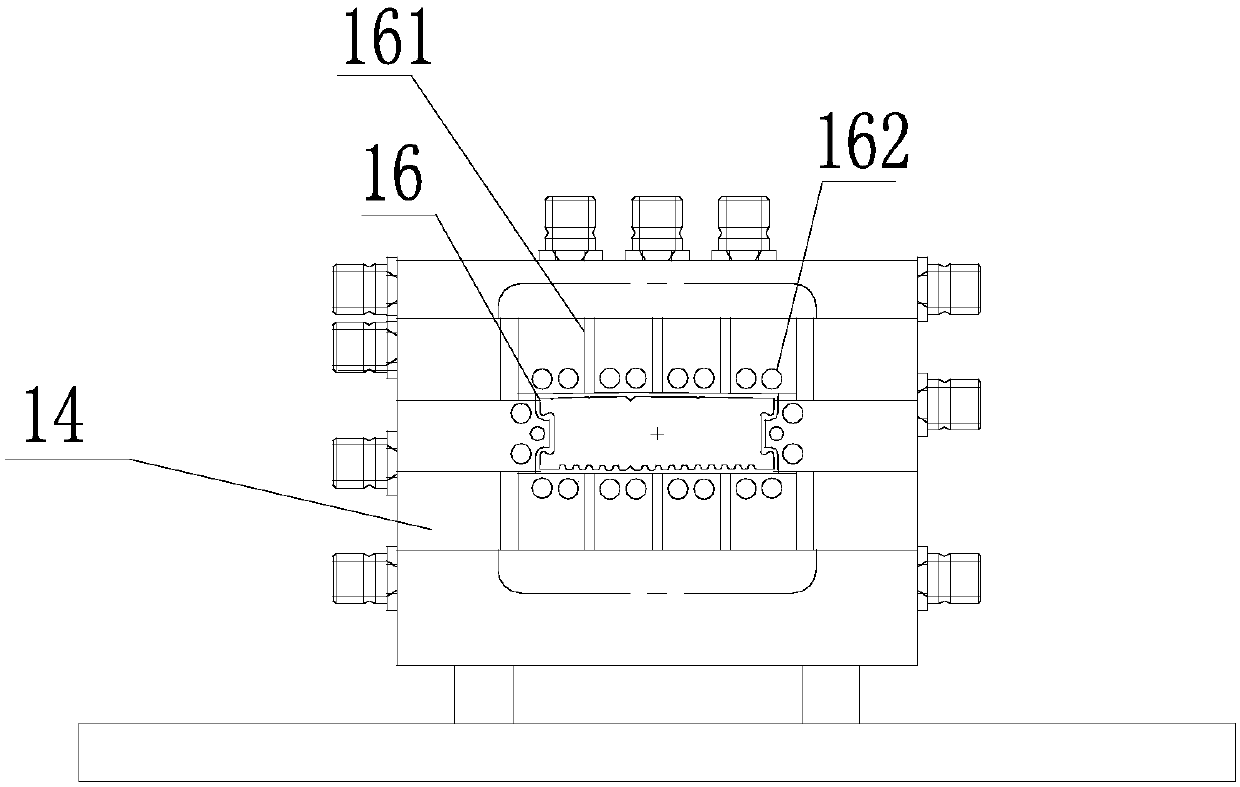 Energy-saving auxiliary frame mould