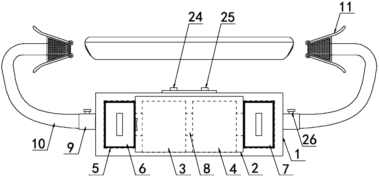 Air suction type laptop dust collection equipment and method