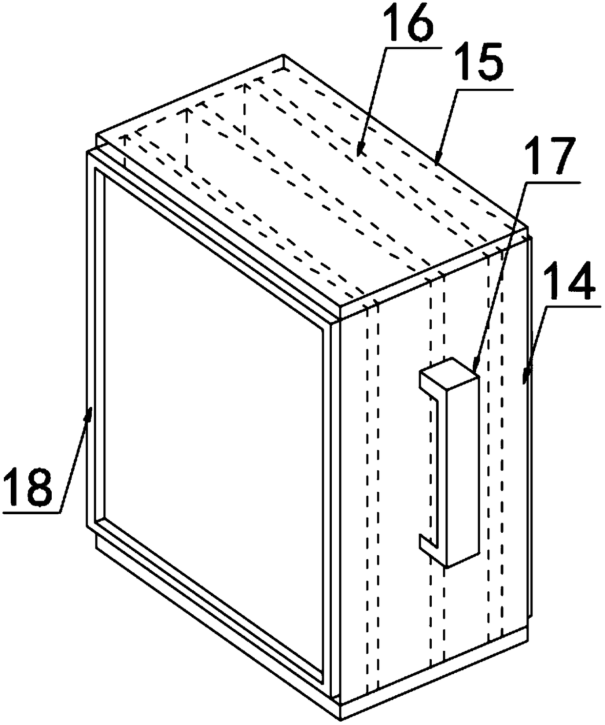 Air suction type laptop dust collection equipment and method