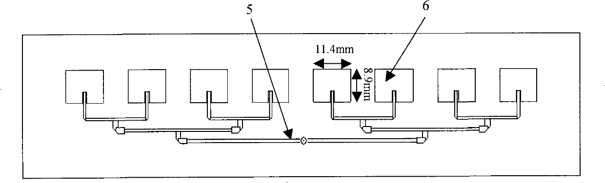 Highly directive antenna based on grooved cross metal strip artificial medium structure