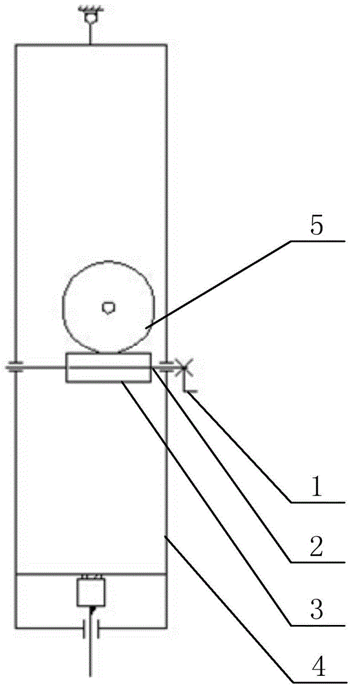 Stepless opening and closing self-locking suspended sash window