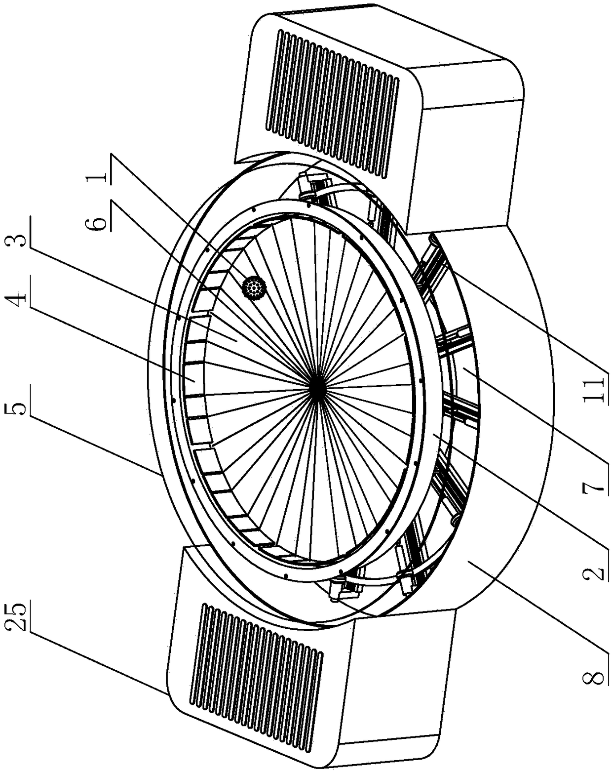 Feedback type balance training device