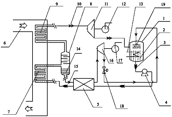 Ammonia-water mixed working medium thermodynamic cycle system for low-grade thermal power generation