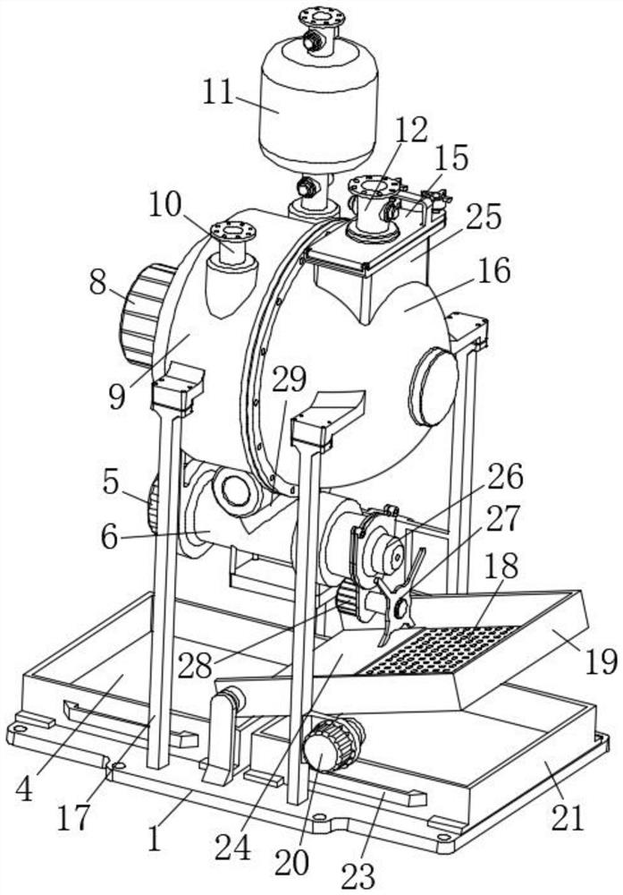 Nicotine granule composition, preparation method and prepartion device thereof