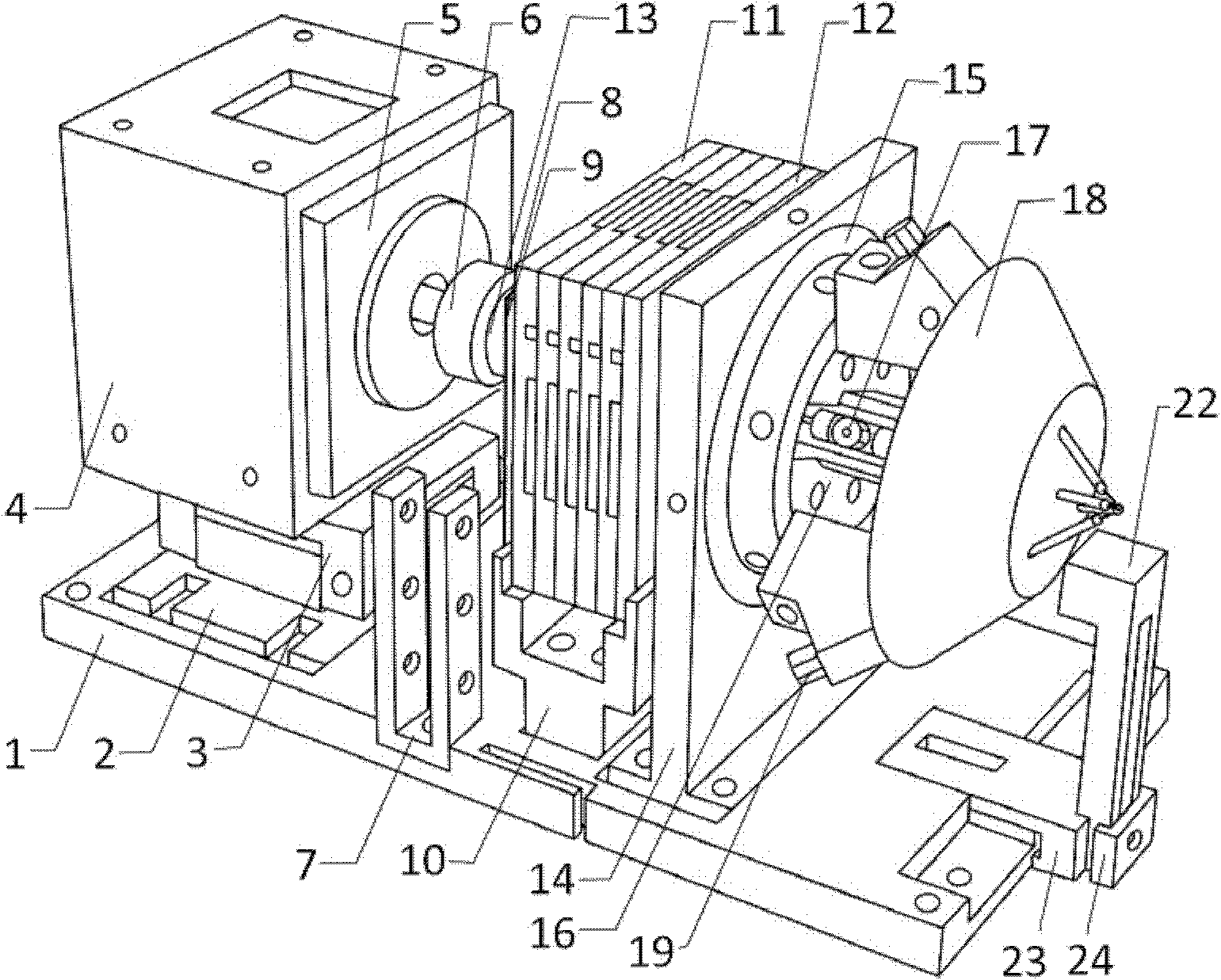 MRESI (multichannel rotating electrospray ionization) mass spectrometric analysis ion source