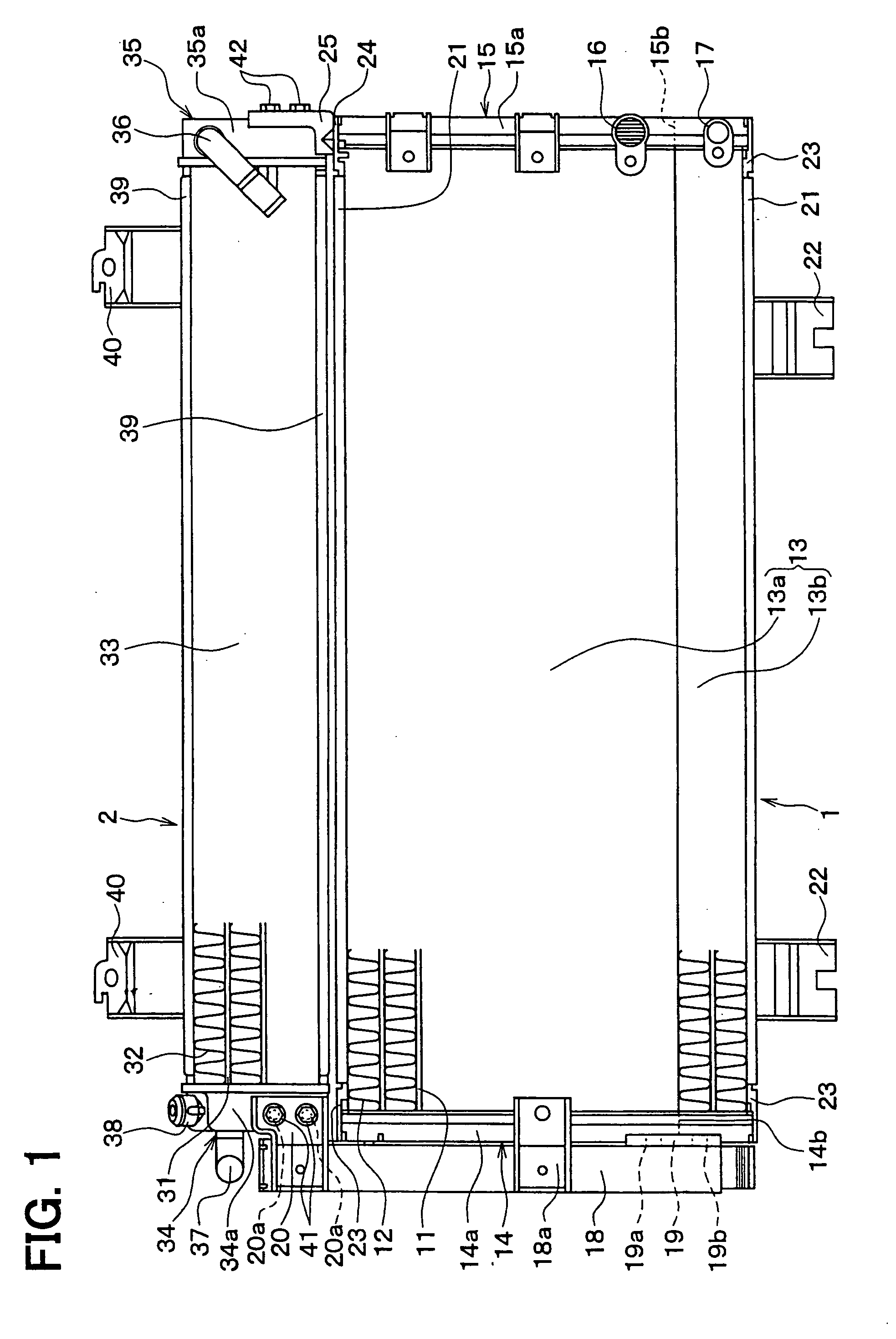 Integrated heat exchanger and heat exchanger