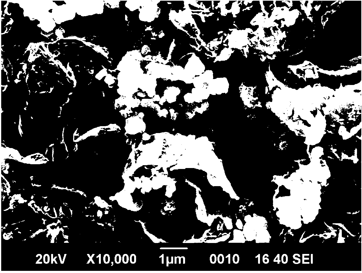 Li4Ti5O12/ grapheme composite electrode material and preparation method thereof