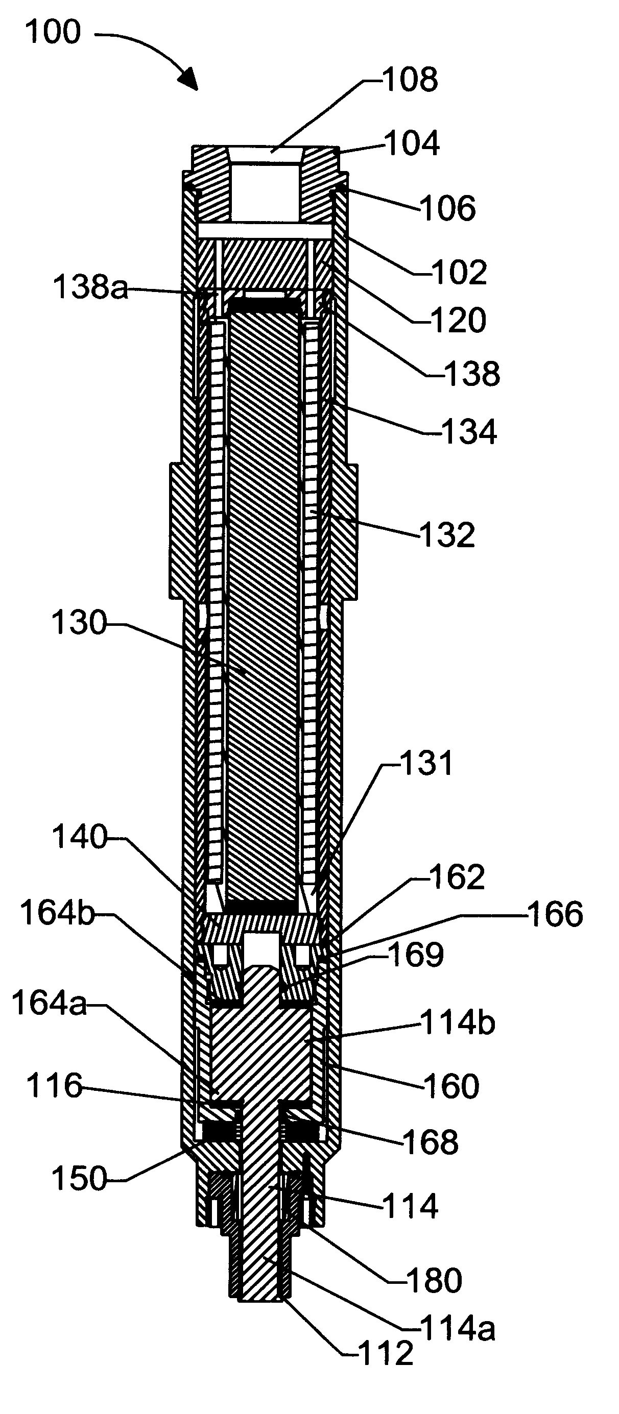 Directly actuated injection valve